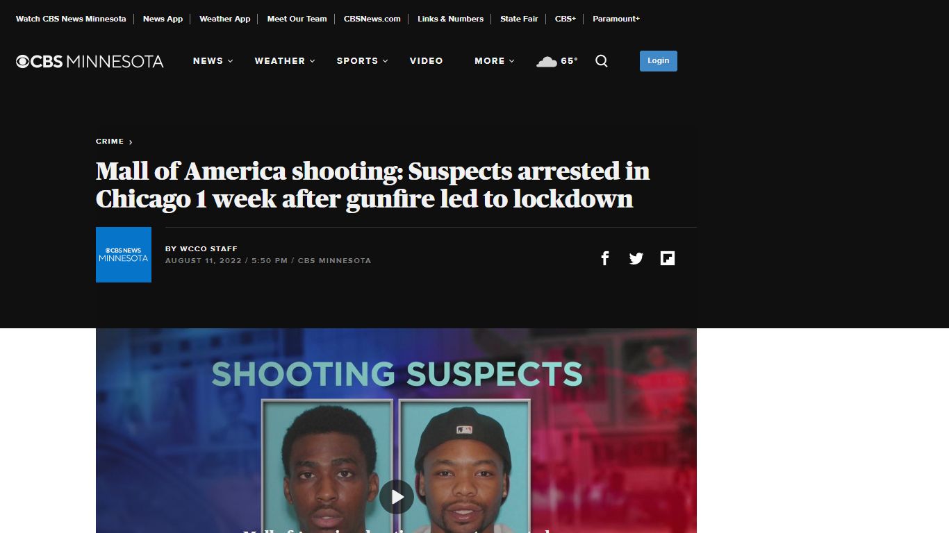 Mall of America shooting: Suspects arrested in Chicago 1 week after ...